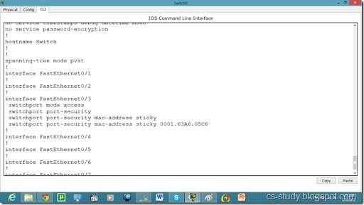 cisco switch mac address sticky